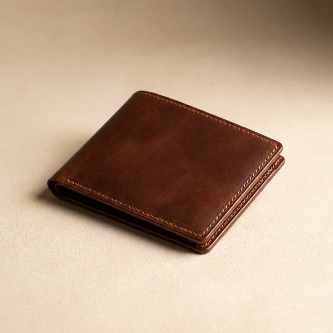 Portafoglio Straula Prima — Cognac scuro